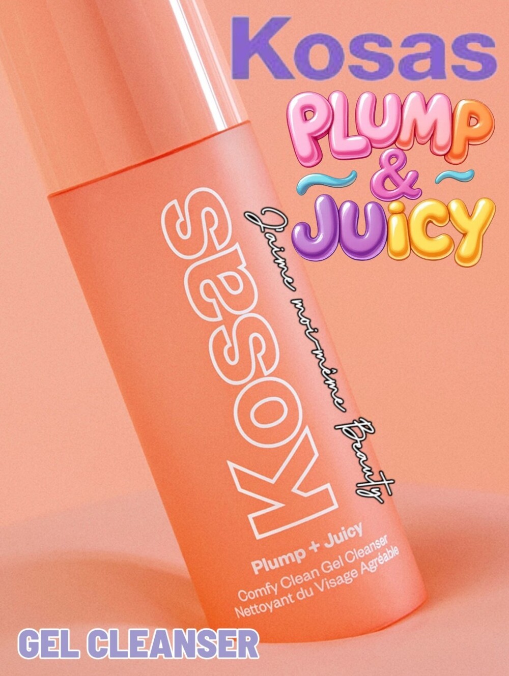 Kosas Plump & Juicy Hydrating And Soothing Gel Face Cleanser - New